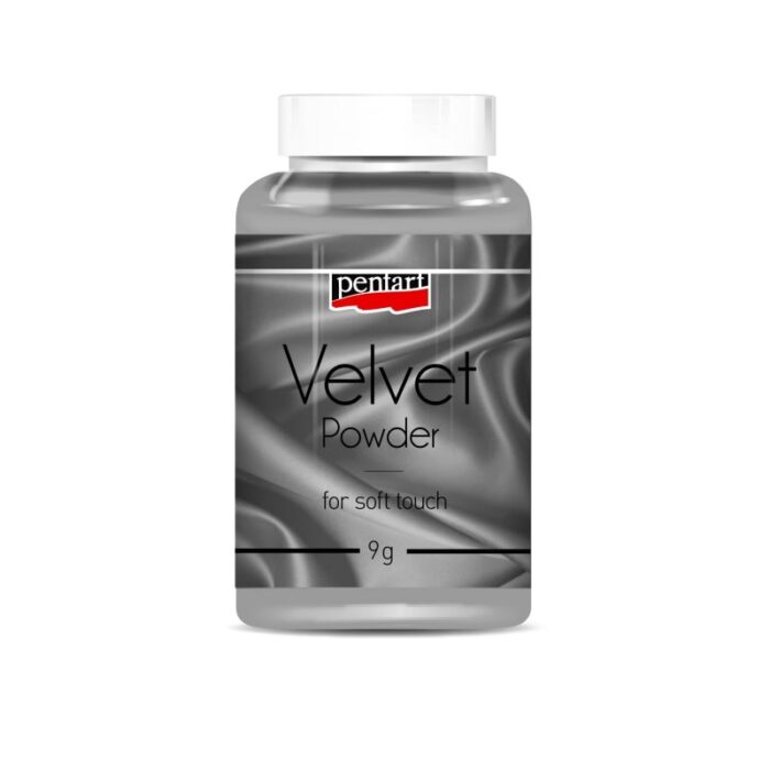 Baršunasti puder Pentart-siva 9g