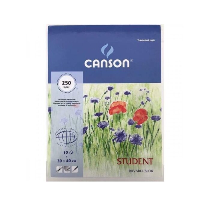 Blok za crtanje Canson Student Akvarel 250 g