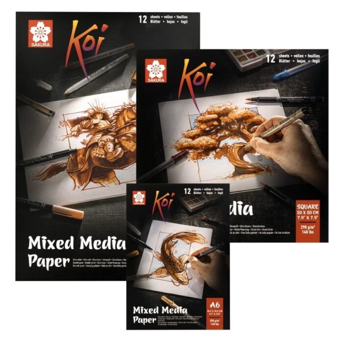 Crtaći blok Sakura Koi Mixed Media 290 g