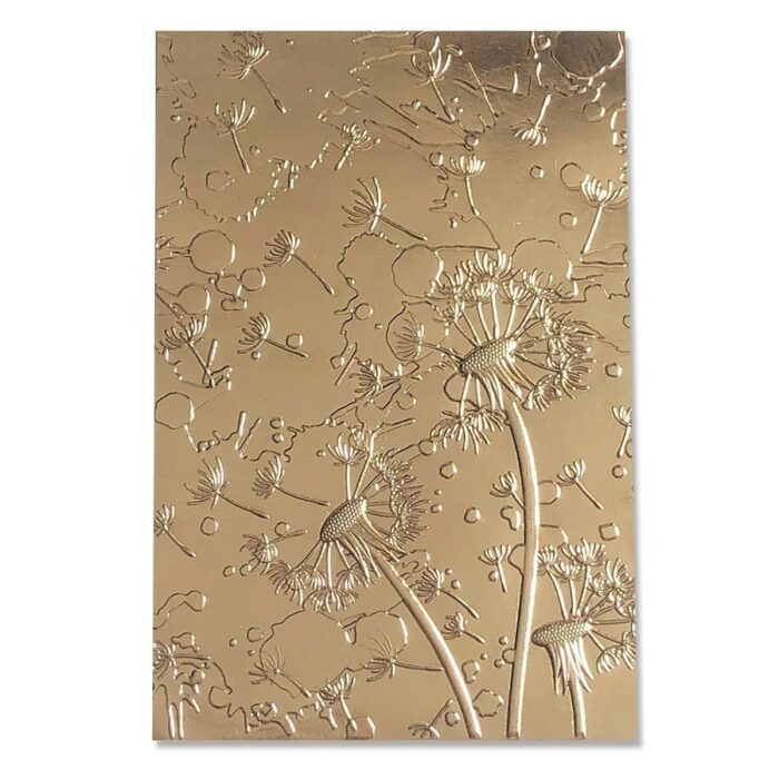 Sizzix 3D texturna pločica A6 - maslačak želja