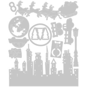 Sizzix Thinlits šablone za rezanje - Božićna čarolija