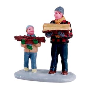 Figurica za božićno selo, Lemax- drva za ogrijev