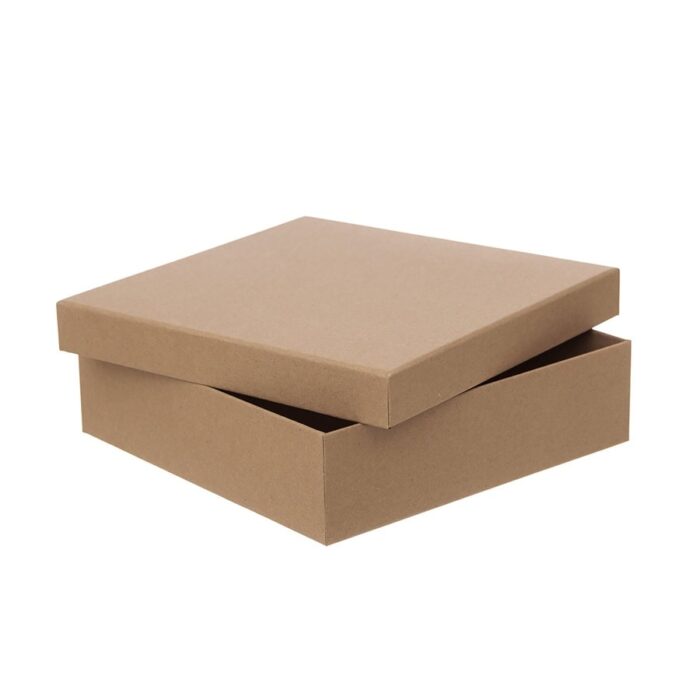 Kartonska kutija 235x235x65 mm kraft