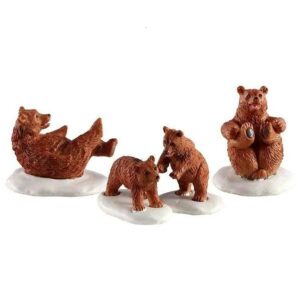 Lemax figurice medvjedića za selo - obitelj medvjeda