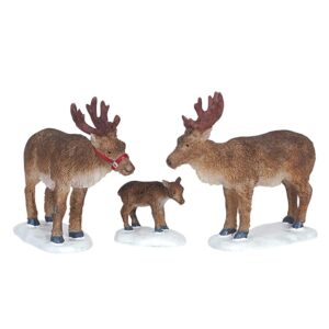 Lemax figurice životinja za selo - sobovi set