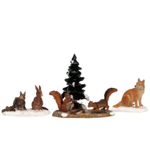 Lemax figurice životinja za selo - šumske životinje