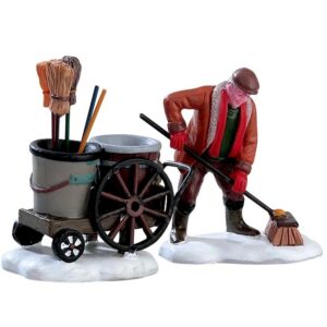 Lemax figurice – Božićne scene za vaše selo - ulični čistač