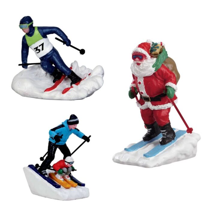 Lemax skijaši - figurice za božićno selo