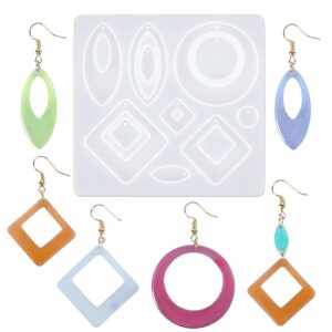 Silikonski kalup za naušnice 90x95x4mm