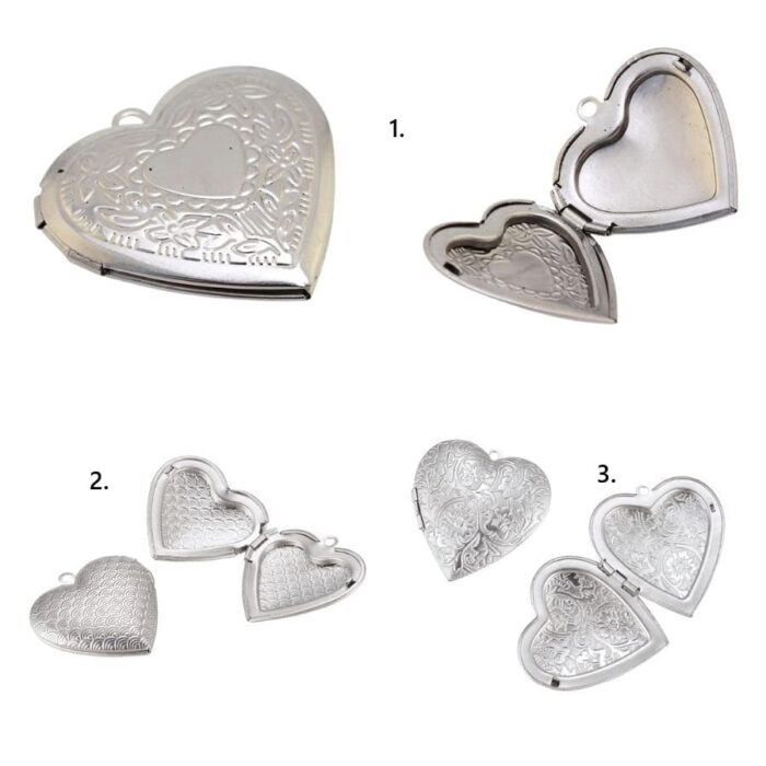 Medaljon srce nehrđajući čelik