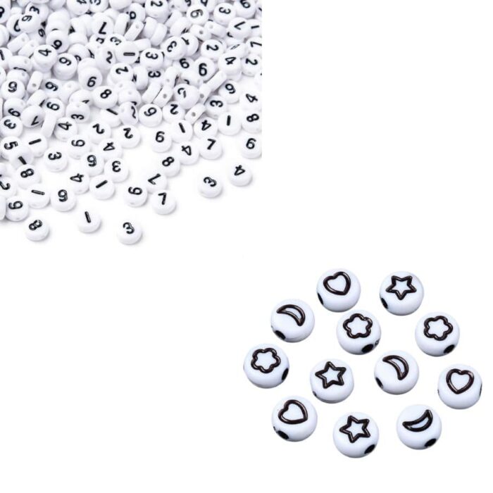 Plastične perlice 7x4 mm 100 komada