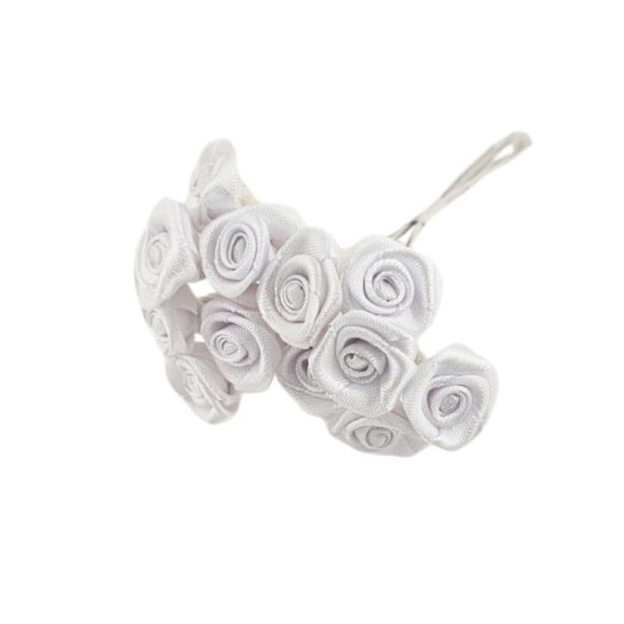 Cvjetići satenski cca 18 mm 12 komada