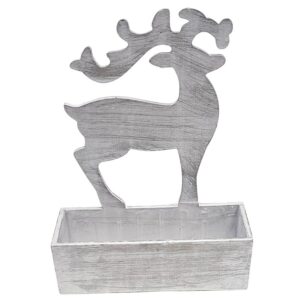 Dekorativna drvena posuda s motivom soba 25x32 cm