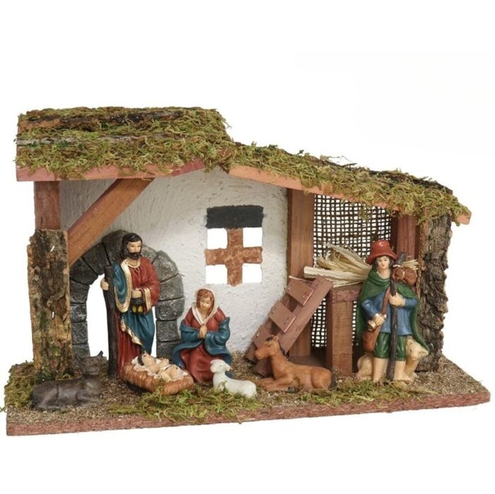 Božićne jaslice 18 cm sa 7 figurica