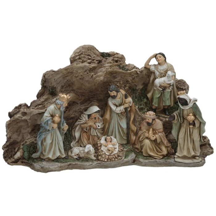 Božićne jaslice 31x11.3x16.5 cm