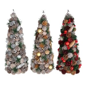 Božićno drvce od češera 20x20x45 cm