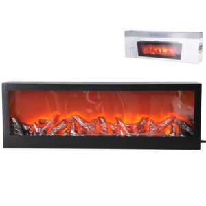 Dekorativni LED kamin na USB 60x10x20 cm