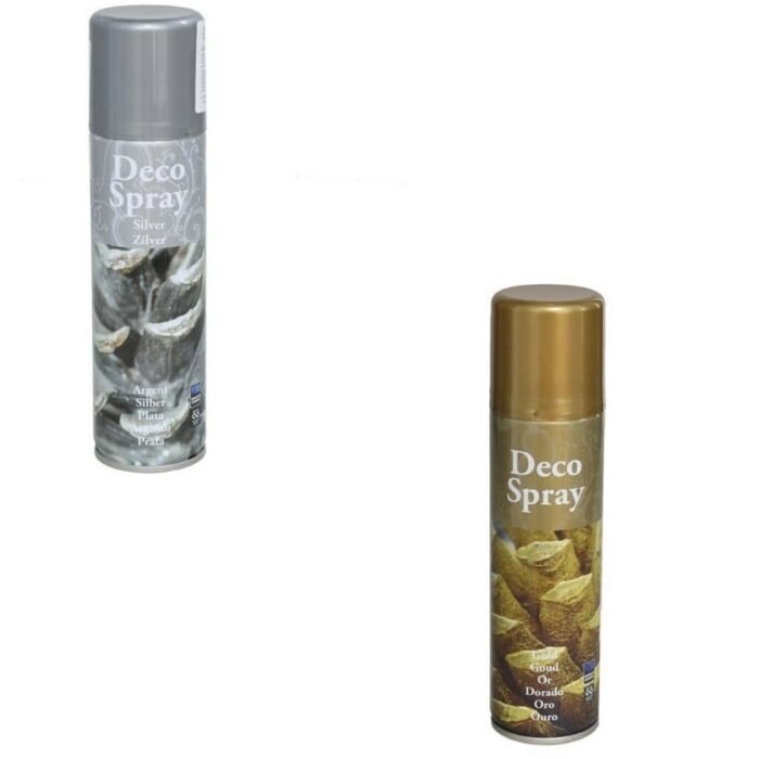 Dekorativni sprej 150 ml srebrni ili zlatni