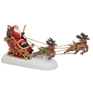 Djeda Božićnjak u saonicama 6.5 x 25 x 11 cm