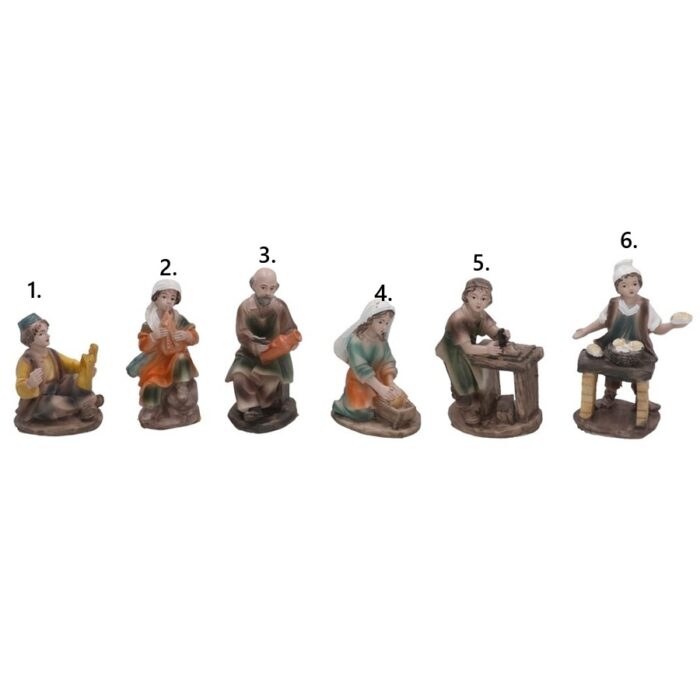 Figurica seljana za božićno selo 10 cm