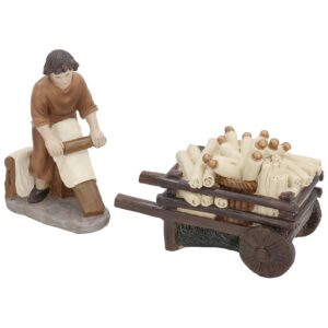 Figurice pekara s kolicima 8.5x7.5x11 cm