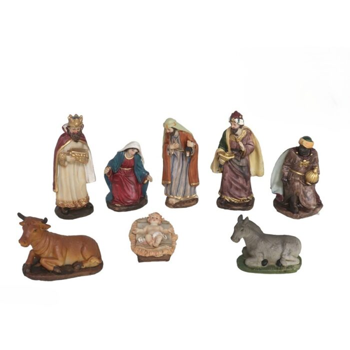 Figurice za božićne jaslice set od 8 komada do 15 cm