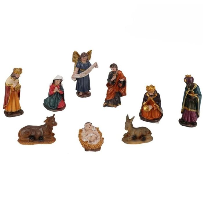 Figurice za božićne jaslice set od 9 komada 11 cm