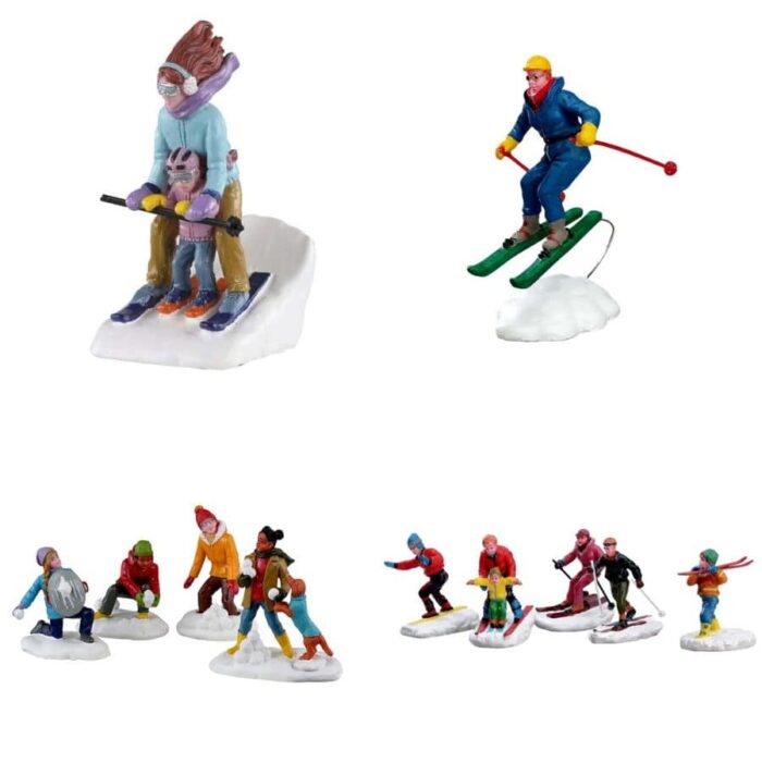 Figurice zimskih aktivnosti Lemax