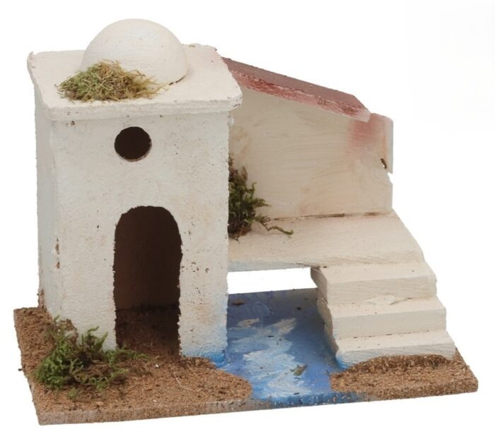 Maurska kuća za božićno selo 19x11x15 cm-2