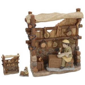 Scena dječak s glazbalima 14x5x15 cm