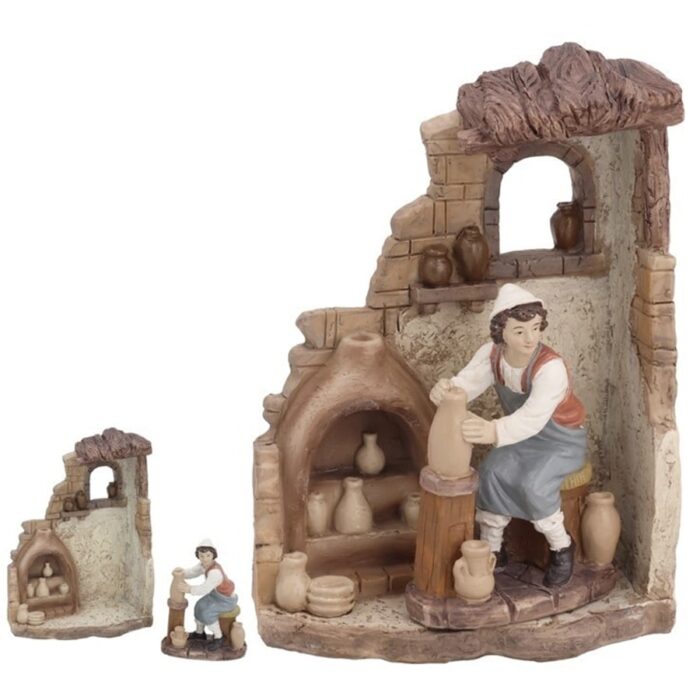 Scena lončara 12.5x6.5x16.5 cm