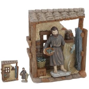 Scena ribara 12x5x12.5 cm