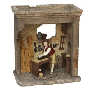Scena za božićno selo-stolar 16.5 cm