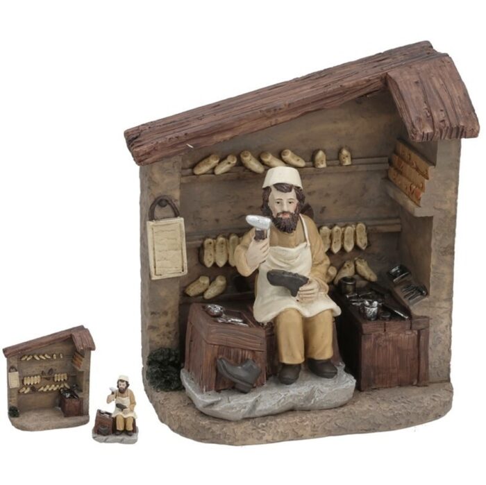 Scena za selo-postolar 12 x 7 x 13 cm