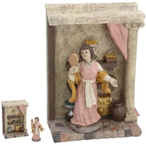 Scena žene s ogledalom 11.5x5.5x15.5 cm