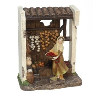 Scena žene s povrćem 16.5 cm