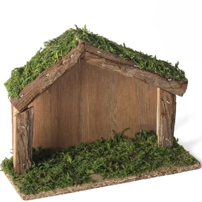 Štalica drvena za jaslice 20x15 cm