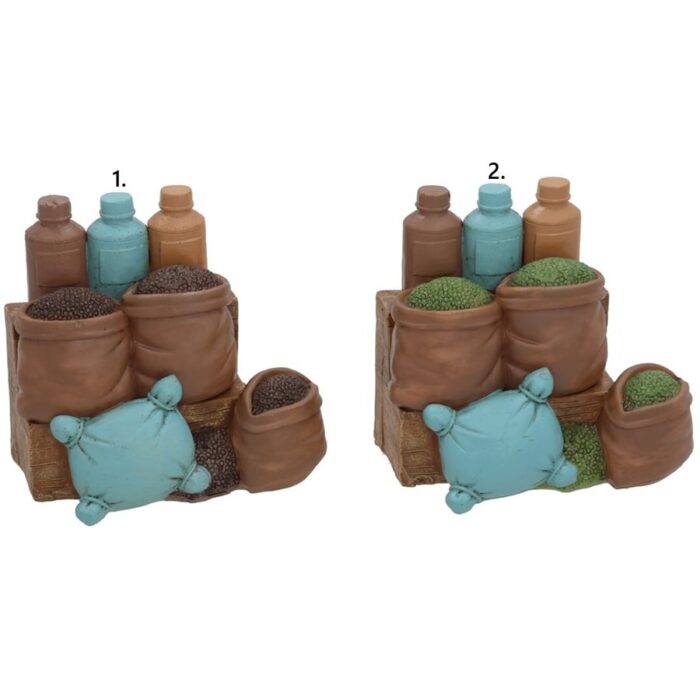 Štand s vrećama za božićno selo 10x5.3x9.2 cm