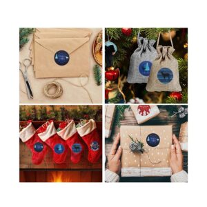 Božićne dekorativne naljepnice u roli 500 kom-3