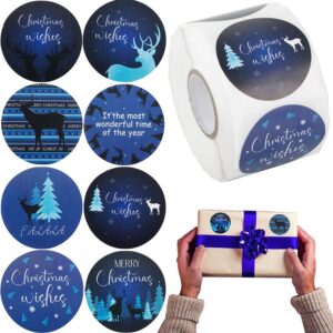 Božićne dekorativne naljepnice u roli 500 kom