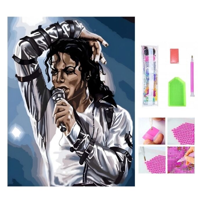Diamond painting - Michael Jackson 30×40 cm