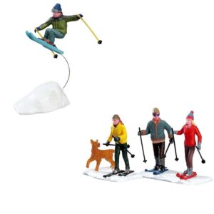 Figurice za selo Lemax - Skijaške scene