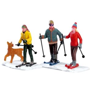 Figurice za selo Lemax - Skijaške scene-skijaški prijatelji