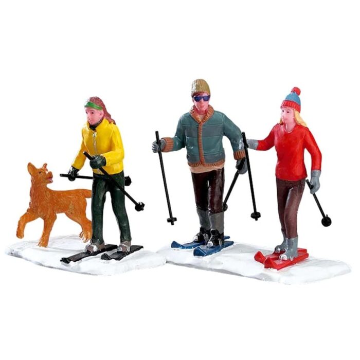 Figurice za selo Lemax - Skijaške scene-skijaški prijatelji