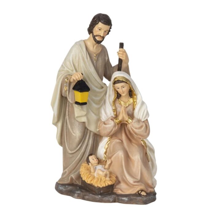 Jaslice s Josipom, Marijom i Isusom 21x12 cm