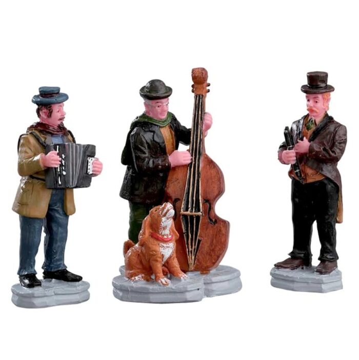 Lemax figurice za božićno selo - Pjevači-ulični trio