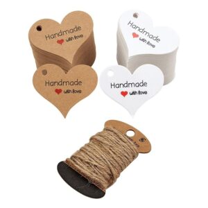 Privjesnice u obliku srca - Handmade with love