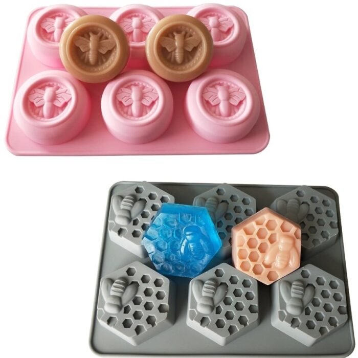 Silikonski kalup za sapune - Pčelice