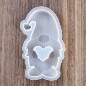 Silikonski kalup za svijeću - Božićni patuljak 130x72x23.5 mm