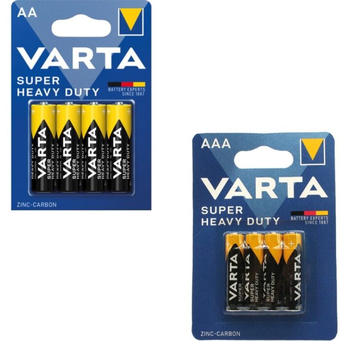 Varta Super Heavy Duty baterije - set 4 komada